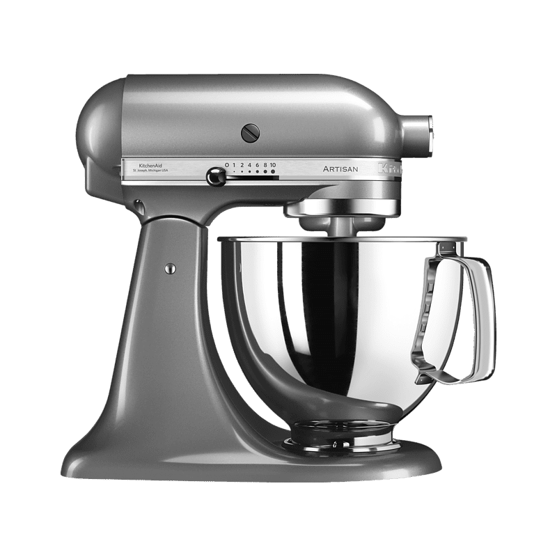 KITCHENAID 5KSM125ECU Küchenmaschine Kontur-Silber