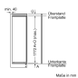 BOSCH KIF82PFF0 Serie 8 Kühlschrank (F, 1772 mm hoch, k.A.) BOSCH KIF82PFF0 Serie 8 Kühlschrank (F, 1772 mm hoch, k.A.)