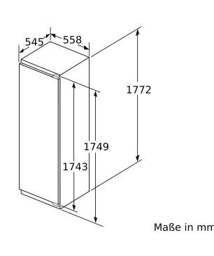 BOSCH KIF82PFF0 Serie 8 Kühlschrank (F, 1772 mm hoch, k.A.)