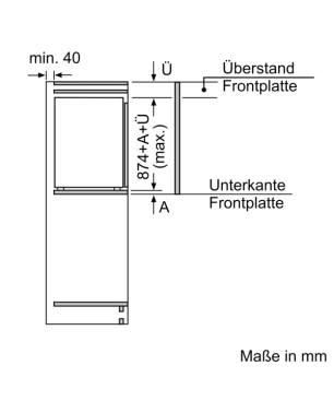 NEFF GI1216DE0 Gefrierschrank (E, 98 Liter, 874 mm hoch)