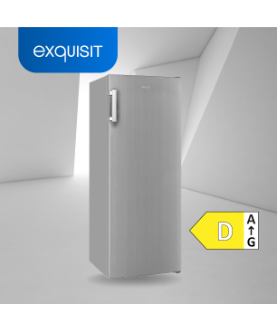 EXQUISIT GS231-NF-H-040D inoxlook Gefrierschrank (D, 1430 mm hoch)