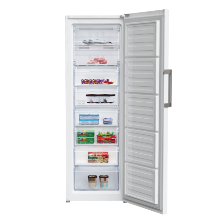 BEKO RFNE312E43WN Gefrierschrank (E, 185 cm hoch)