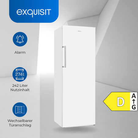EXQUISIT GS280-HE-040D Gefrierschrank (D, 1710 mm hoch)