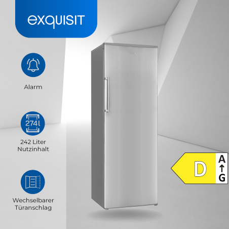 EXQUISIT GS280-HE-040D Gefrierschrank (D, 1710 mm)