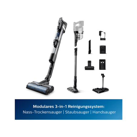 PHILIPS 9000 Series AquaTrio Cordless XW9383/01 Nass-Trocken-Sauger, Akkubetrieb