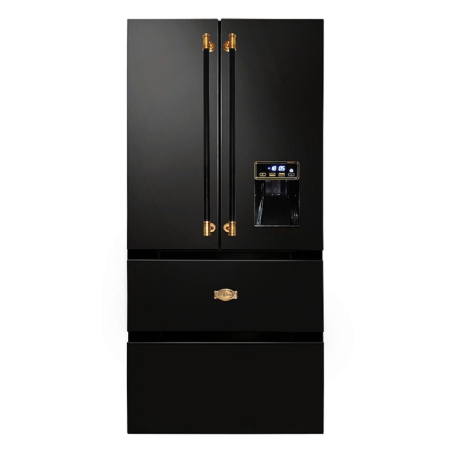 KAISER KS 80425 Em AD/BE Side by Side Kühlgefrier Kombi (E, 1830 mm hoch, Schwarz)