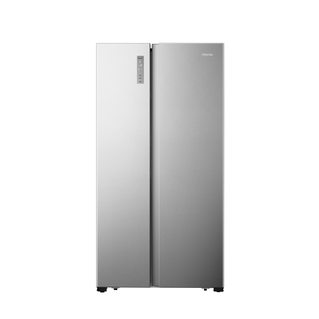 HISENSE RS677N4BIE Side-by-Side (E, 1786 mm hoch, Edelstahl-Imitation)