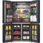 HISENSE RQ760N4BFE French Door (E, 1785 mm hoch, Schwarz) HISENSE RQ760N4BFE French Door (E, 1785 mm hoch, Schwarz)