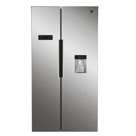 HOOVER HHSBSO 6174XWD SIDE BY SIDE (312 kWh, E, 177 cm hoch, Inox)
