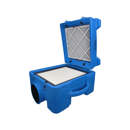 WDH Industrie-Luftreiniger WDH-AF500B Luftreiniger Blau (225 Watt) ...