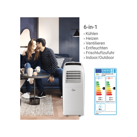 SUNTEC Transform 10.5000 Eco R290 Klimagerät weiß (Max. Raumgröße: 46 m², EEK: A)