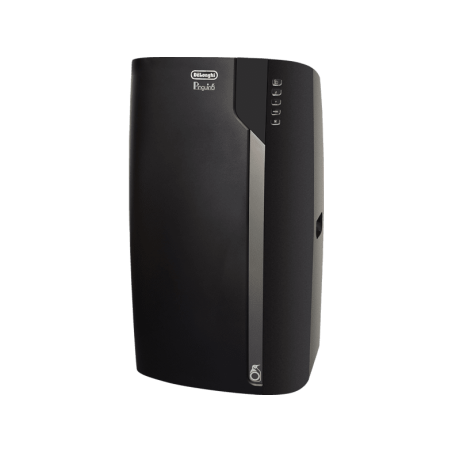 DELONGHI PAC EX 130 Eco RealFeel mobiles Klimagerät schwarz (Max. Raumgröße: 120 m³, EEK: A)