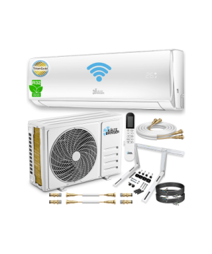 KÄLTEBRINGER KB34QCWH Quick Connect Split Klimagerät Weiß Energieeffizienzklasse: A++, Max. Raumgröße: 55 m²