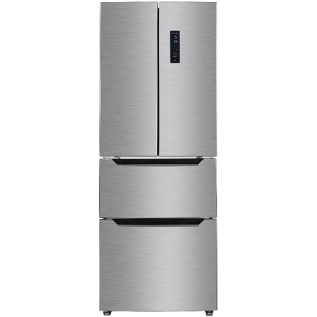 WOLKENSTEIN FD351.4A++NFIX French Door-Side-by-Side (E, 185,50 cm hoch, Inox)