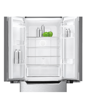 WOLKENSTEIN FD351.4A++NFIX French Door-Side-by-Side (E, 185,50 cm hoch, Inox)