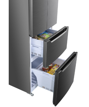 WOLKENSTEIN FD351.4A++NFIX French Door-Side-by-Side (E, 185,50 cm hoch, Inox)