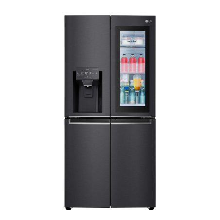 LG GMX844MCBF French Door (F, 1787 mm hoch, Matte Black Steel)