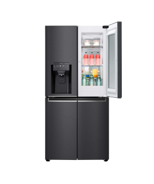LG GMX844MCBF French Door (F, 1787 mm hoch, Matte Black Steel)