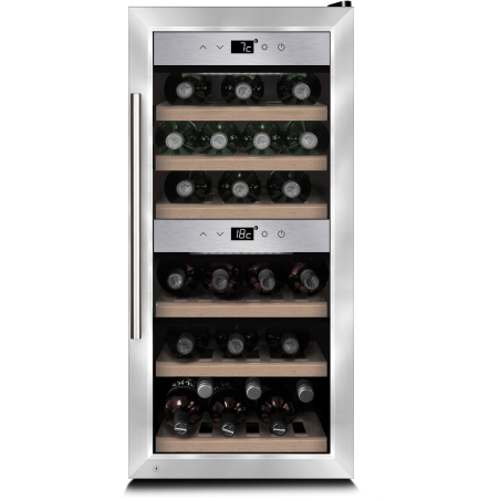 CASO 645 WineComfort 24 Weinklimaschrank (EEK G, Edelstahl)