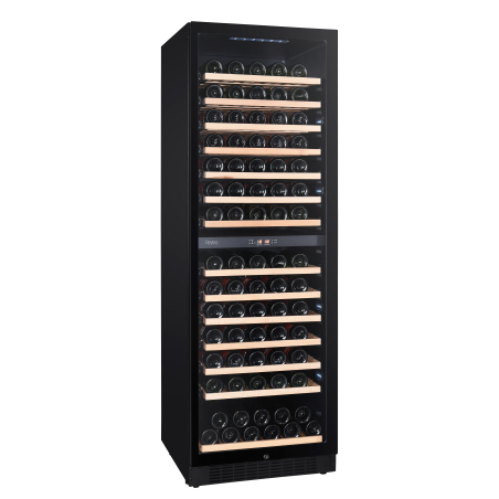 PEVINO Noble - PN166D-HHB Weinkühlschrank (EEK G, Schwarz)