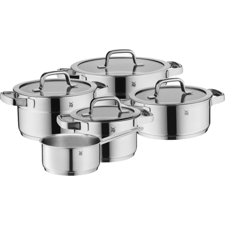 WMF 07.9055.6380 Compact Cuisine 5-tlg. Topf-Set Cromargan®: Edelstahl Rostfrei 18/10