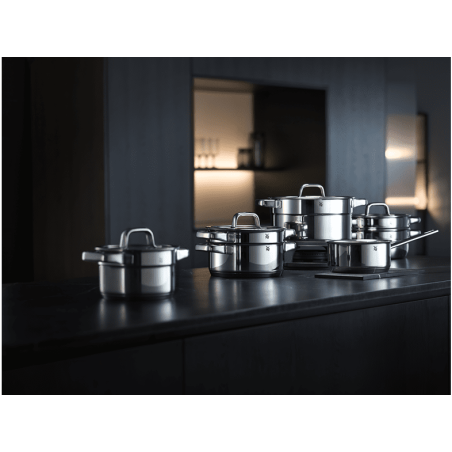 WMF 07.9055.6380 Compact Cuisine 5-tlg. Topf-Set Cromargan®: Edelstahl Rostfrei 18/10