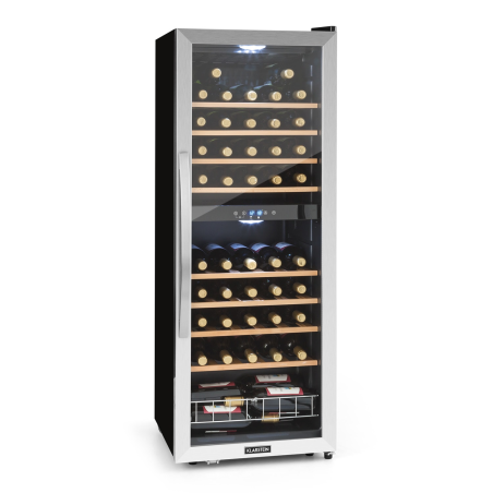 KLARSTEIN Vinamour 54D Weinkühlschrank (EEK G, Schwarz)
