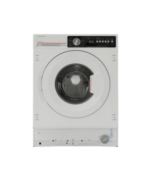 SHARP ES-NIB814BWC-DE Waschmaschine (8 kg, 1330 U/Min., C)