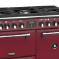 STOVES Deluxe S900 DF GAS CB Chili Red/Chrom Standherd (EEK A, Gas, 164 Liter)