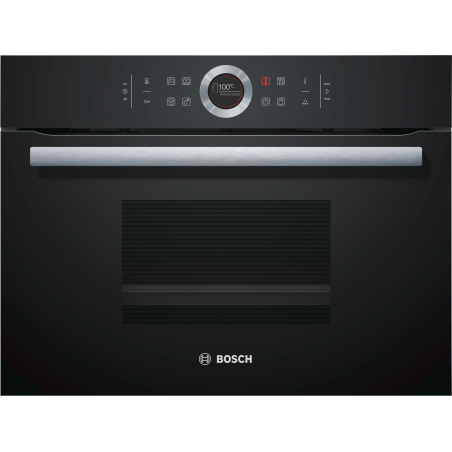 BOSCH CDG634AB0 Dampfgarer, Schwarz)