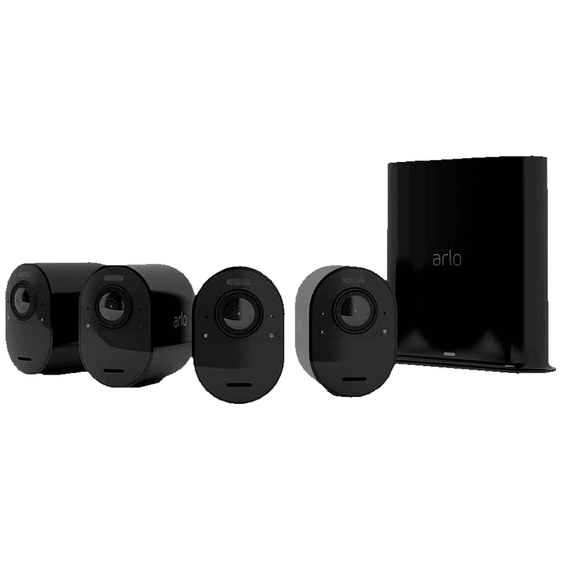 ARLO ULTRA V2 4ER SET SCHWARZ, Sicherheitskamera, Überwachungskamera