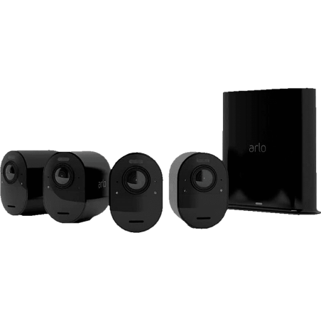 ARLO ULTRA V2 4ER SET SCHWARZ, Sicherheitskamera, Überwachungskamera