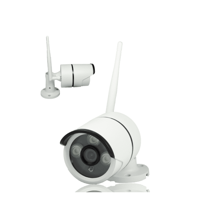 SAFE2HOME 8 Kanal Videoüberwachung Set Monitor Rekorder 4 Cams Full HD, Überwachungskamera