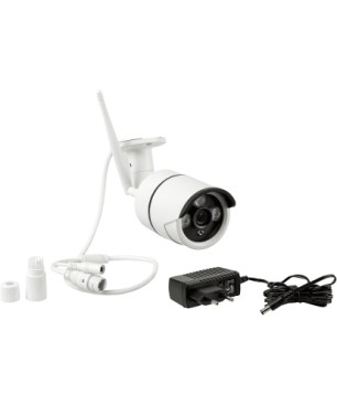 SAFE2HOME 8 Kanal Videoüberwachung Set Monitor Rekorder 4 Cams Full HD, Überwachungskamera