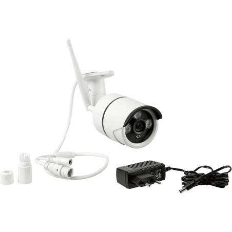 SAFE2HOME 8 Kanal Videoüberwachung Set Monitor Rekorder 4 Cams Full HD, Überwachungskamera