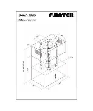 F.BAYER SAND IS60E, Dunstabzugshaube (60 cm breit, 40 cm tief)