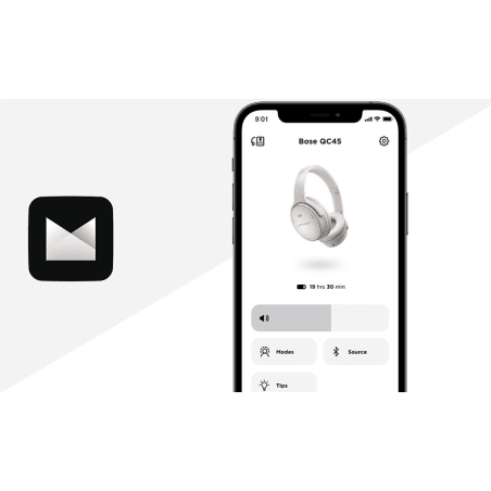 BOSE Quietcomfort 45 mit Noise-Cancelling, Over-ear Kopfhörer Bluetooth Schwarz