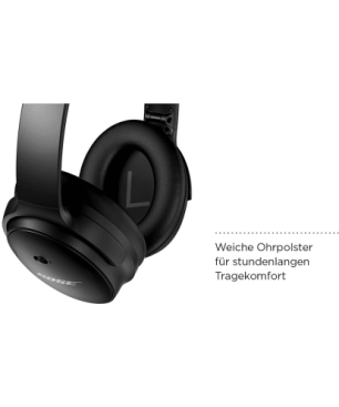 BOSE Quietcomfort 45 mit Noise-Cancelling, Over-ear Kopfhörer Bluetooth Schwarz