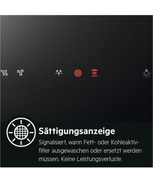 AEG DVS 567 AHG, Dunstabzugshaube (598 mm breit, 418 mm tief)