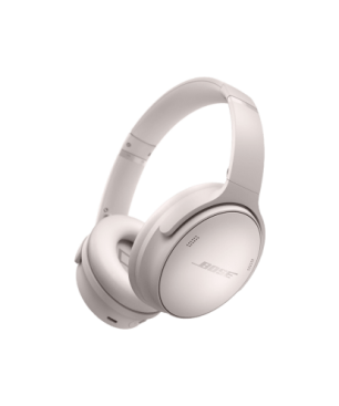 BOSE Quietcomfort 45 mit Noise-Cancelling, Over-ear Kopfhörer Bluetooth Weiß