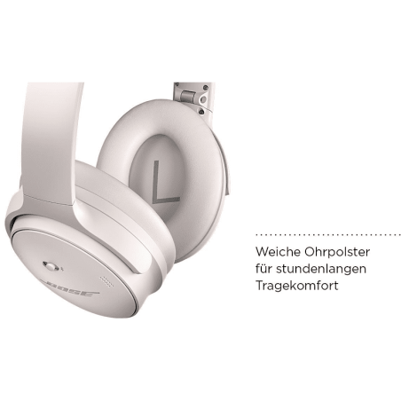 BOSE Quietcomfort 45 mit Noise-Cancelling, Over-ear Kopfhörer Bluetooth Weiß