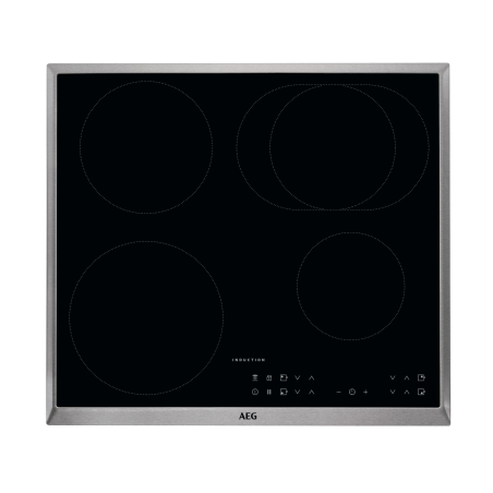 AEG KOMB306PI Serie 6000 mit SurroundCook Ringheißluftsystem (mit Pyrolyse), Einbaubackofenset (Induktionskochfeld, A+, 72 Lit