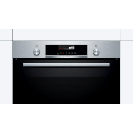 BOSCH HBG579BS0, Einbaubackofen (Einbaugerät, 71 Liter, 594 mm breit), Serie 6