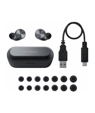 ECHNICS EAH-AZ60 Noise Cancelling, In-ear Kopfhörer Bluetooth Schwarz