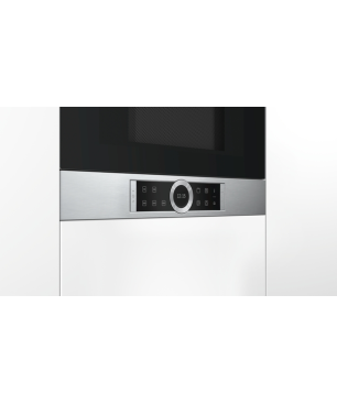 BOSCH BEL 634 GS 1 EDELSTAHL, Mikrowelle (900 Watt, Grillfunktion)