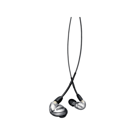SHURE SE425-V+UNI-EFS, In-ear Kopfhörer Schwarz/Transparent