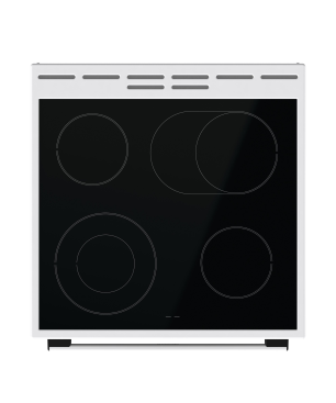 GORENJE GECS6C70WPA Standherd (EEK A, Elektrokochfeld, 71 Liter)