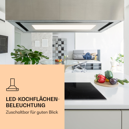 KLARSTEIN Remy Brilliant Edition, Dunstabzugshaube (90 cm breit, 50 cm tief)
