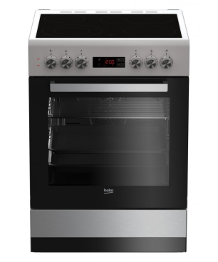 BEKO FSM67320GXS Elektroherd (EEK A, Glaskeramikkochfeld, 72 Liter)