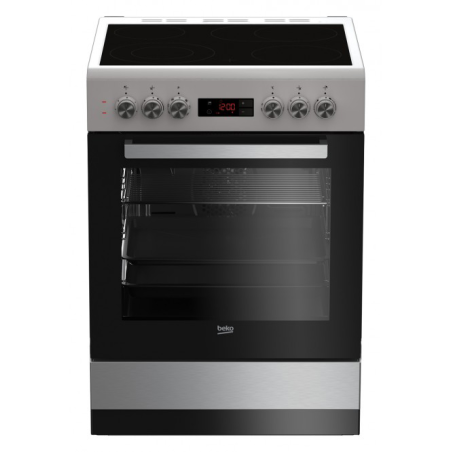 BEKO FSM67320GXS Elektroherd (EEK A, Glaskeramikkochfeld, 72 Liter)